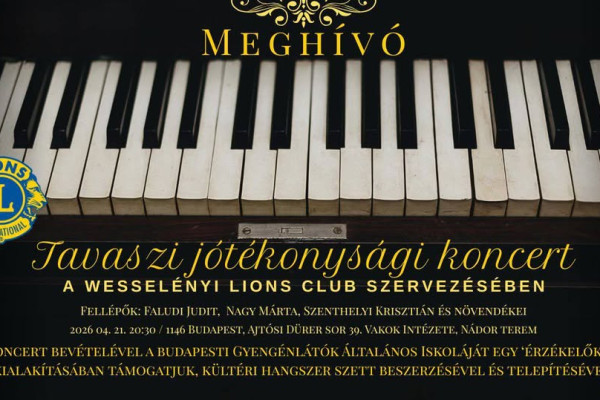 Wesselényi LC Tavaszi Jótékonysági koncertje